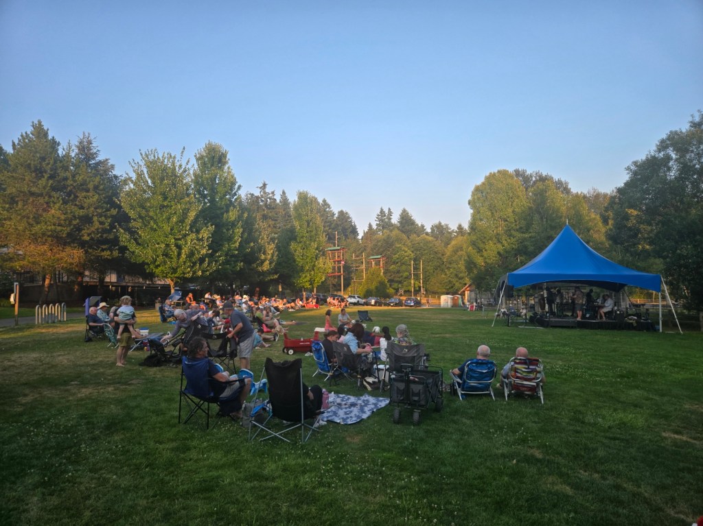 Photos of 13 Rabbit concert at 8/6/2026 Music in the Park at Cottage Lake