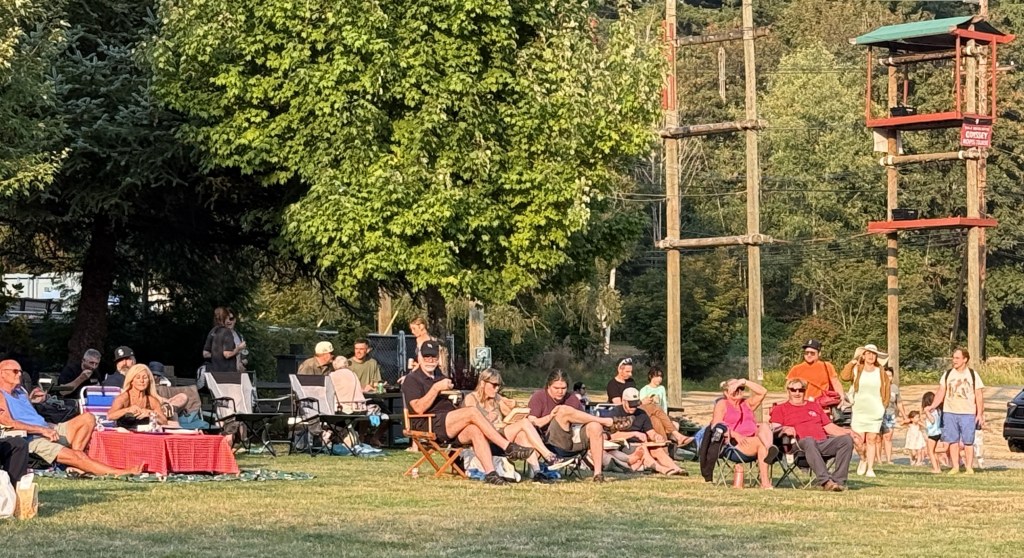 8/13/26 fans at GLOBAL HEAT concert at Music in the Park at Cottage Lake