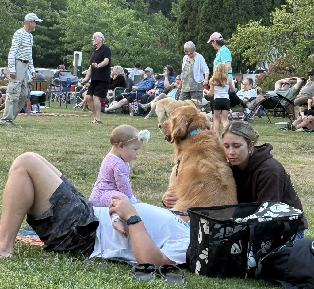 8/13/26 Fans at GLOBAL HEAT concert at Music in the Park at Cottage Lake
