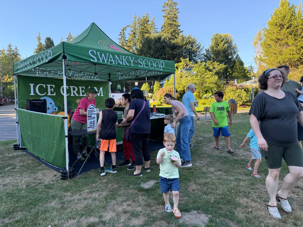 8/20/26 Swanky Scoop at TEEN SPOTLIGHT concert at Music in the Park at Cottage Lake
